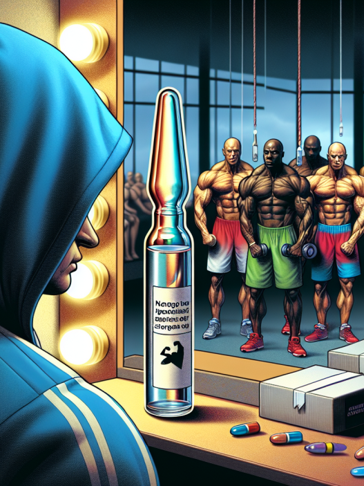 Illegal use of water-based testosterone suspension in bodybuilding and competitions