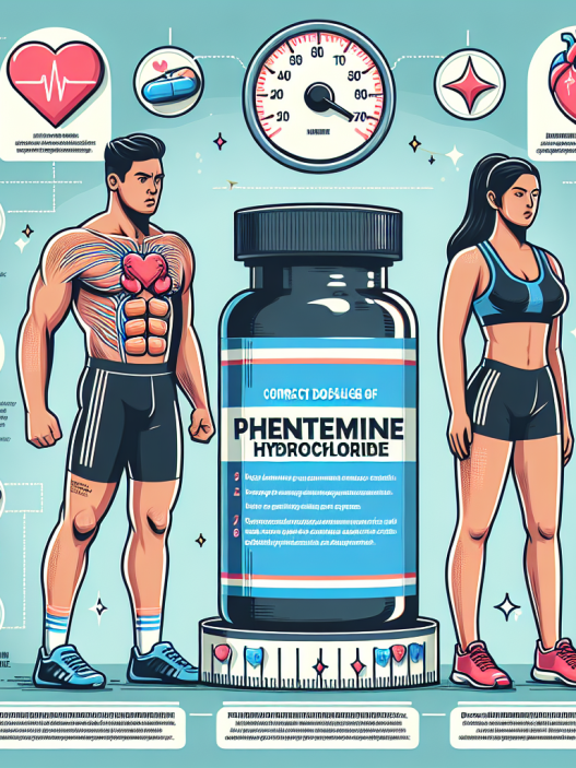 Importance of correct dosage of phentermine hydrochloride for athletes