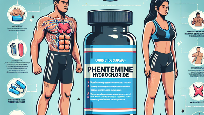 Importance of correct dosage of phentermine hydrochloride for athletes