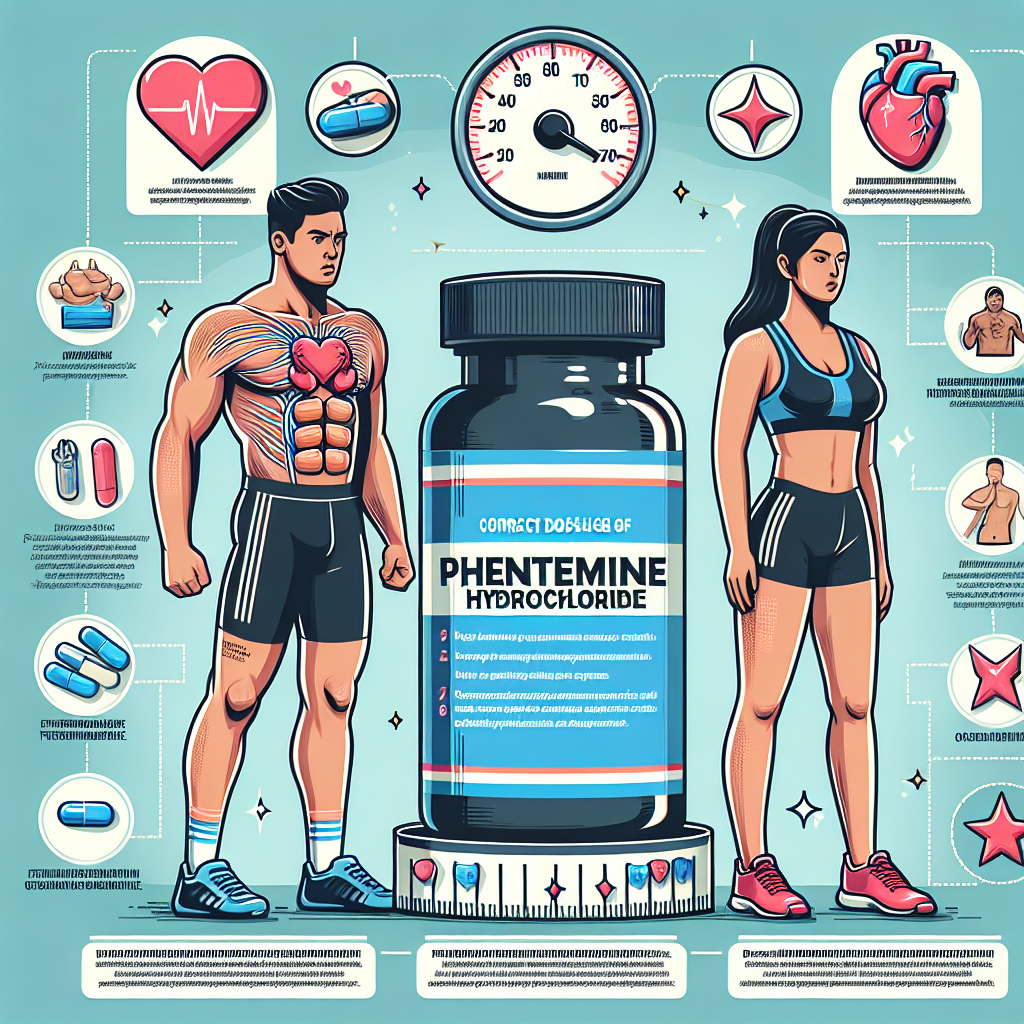 Importance of correct dosage of phentermine hydrochloride for athletes