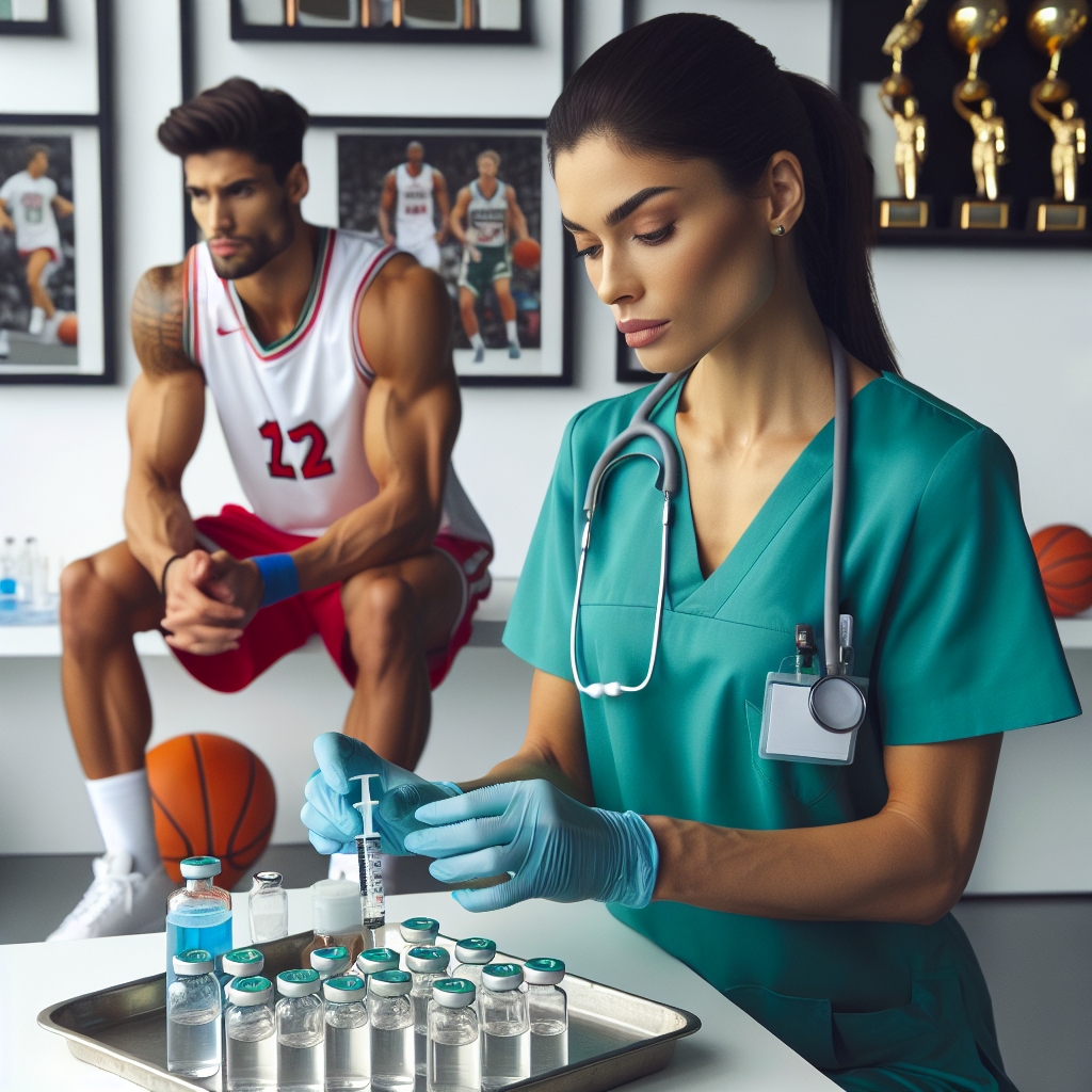 Bactericidal water injections: supporting athletes' health