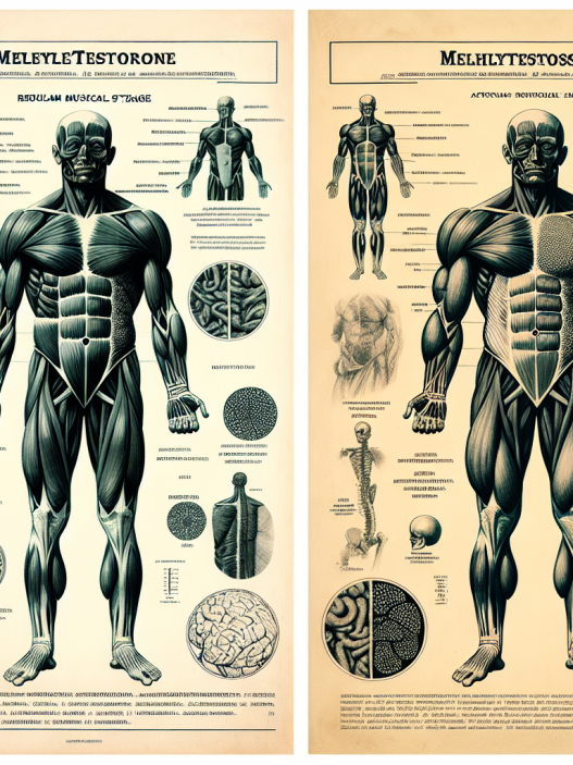 Hardening effect of methyltestosterone on muscles