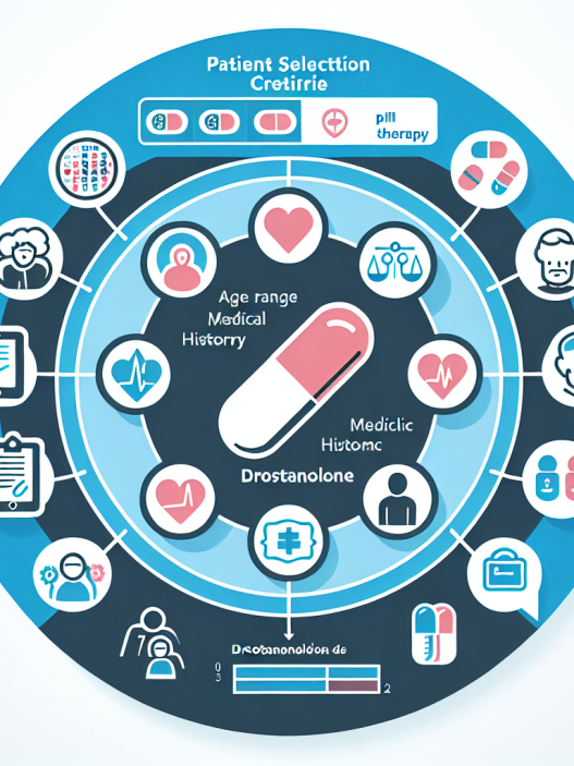 Patient selection criteria for drostanolone pillole therapy