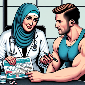 Frequency of health checks during oxymetholone compresse