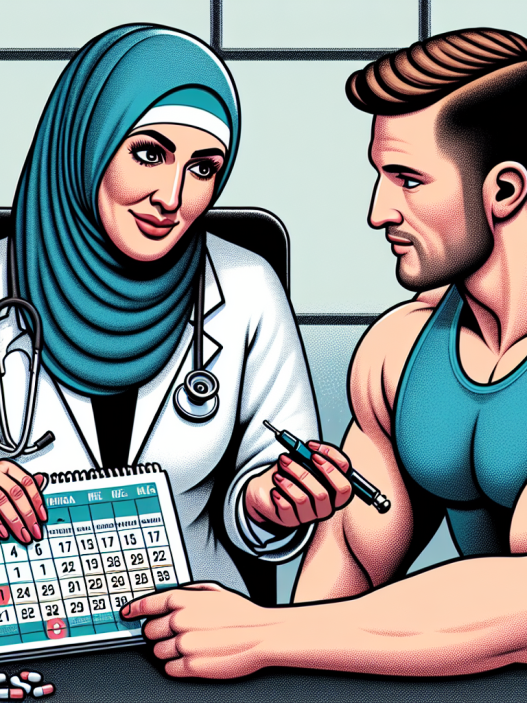 Frequency of health checks during oxymetholone compresse