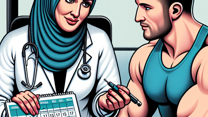 Frequency of health checks during oxymetholone compresse