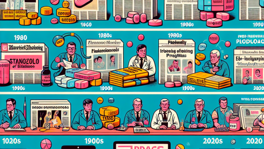 Media coverage of stanozololo compresse through the decades