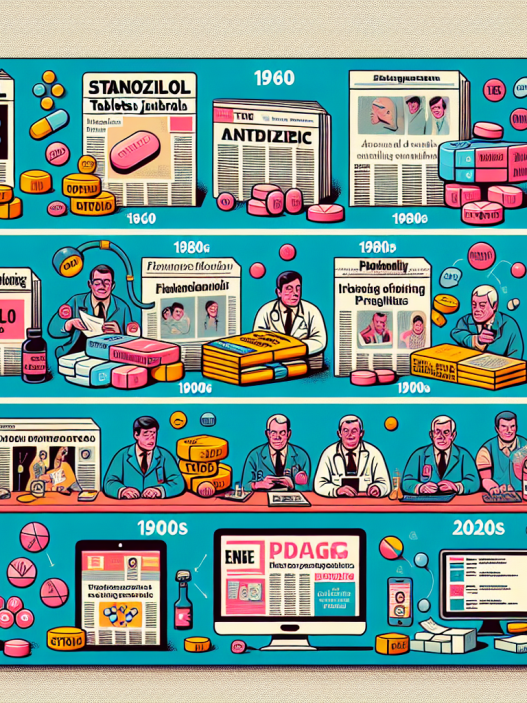 Media coverage of stanozololo compresse through the decades