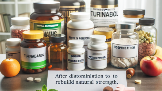 Supplements to aid recovery after turinabol