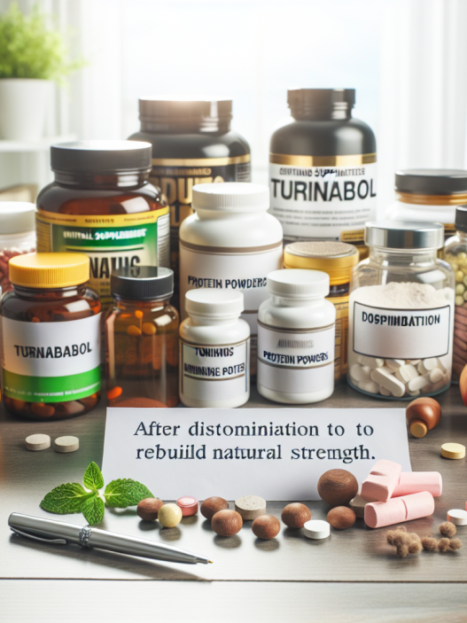 Supplements to aid recovery after turinabol