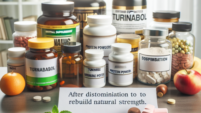 Supplements to aid recovery after turinabol