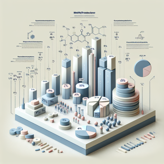 Volume of distribution of methyltrenbolone